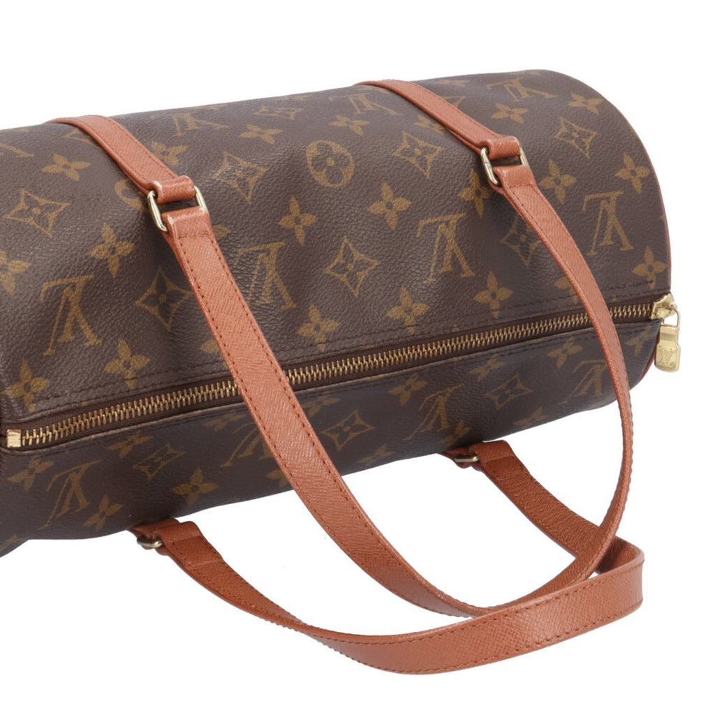 Louis Vuitton Brown Monogram Canvas Handbag (Pre-Owned)