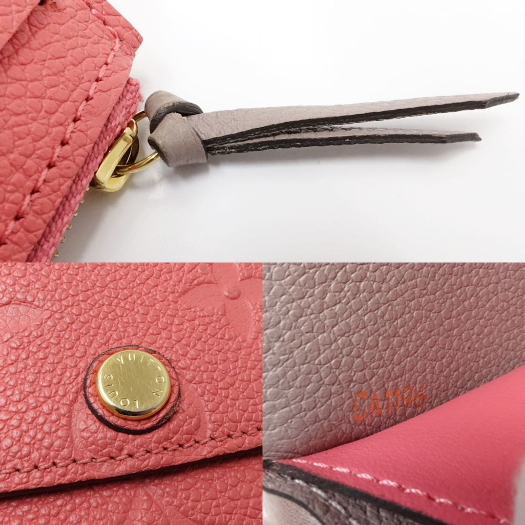 Louis Vuitton Hot Pink Monogram Empreinte Long Wallet (Bi-Fold) (Pre-Owned)
