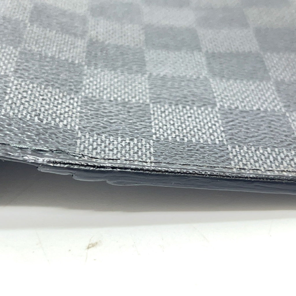 Louis Vuitton Black Damier Graphite Coin Purse/Coin Case (Pre-Owned)