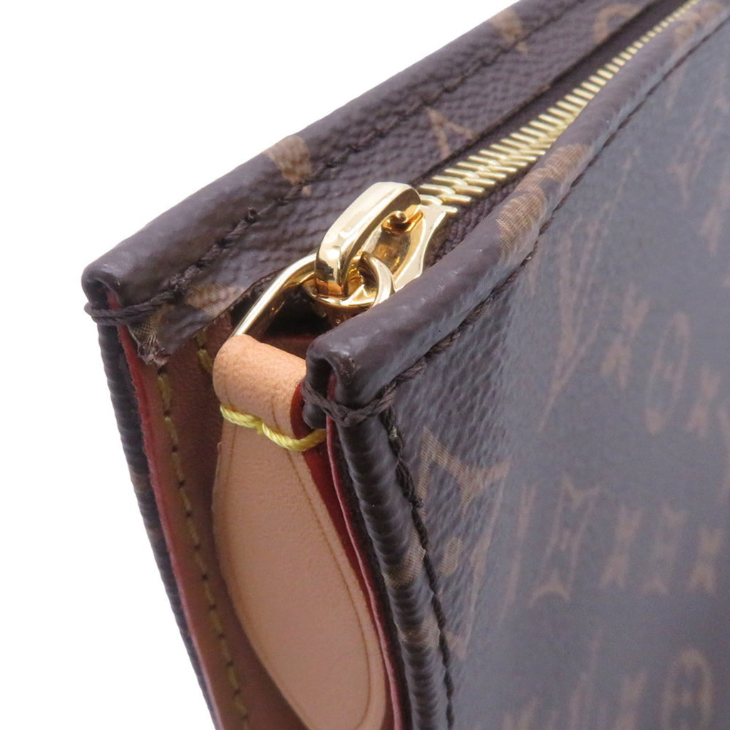 Louis Vuitton Brown Monogram Monogram Clutch Bag Pouch Shoulder Bag (Pre-Owned)