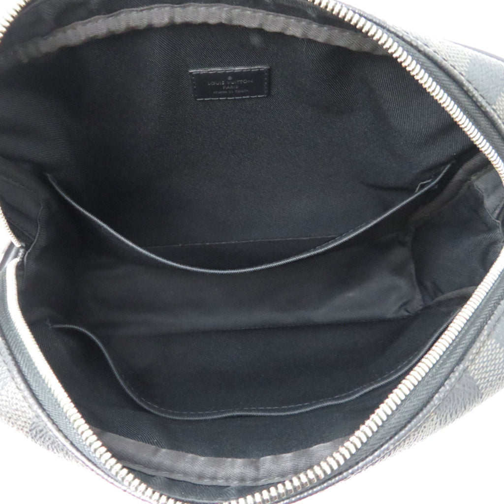 Louis Vuitton Black Damier Graphite Shoulder Bag (Pre-Owned)