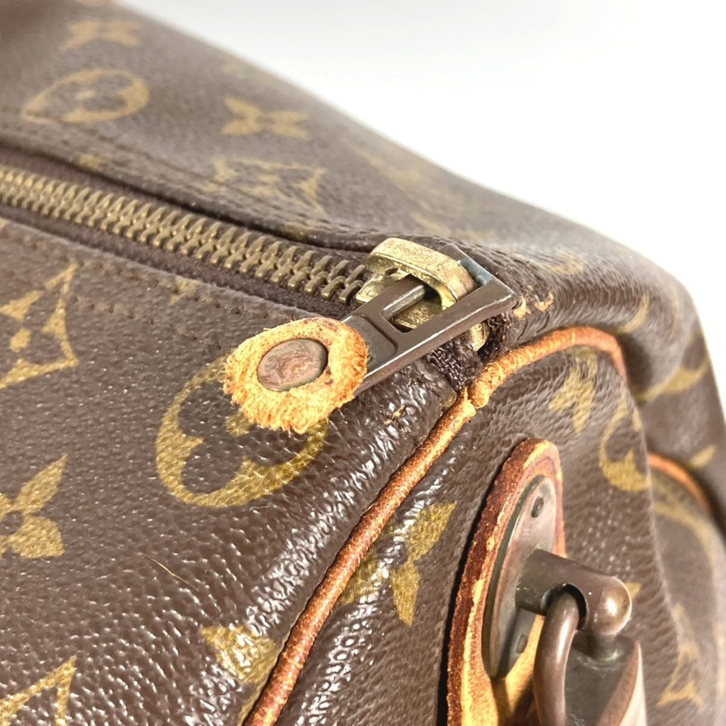 Louis Vuitton Brown Monogram Monogram Boston Bag Handbag (Pre-Owned)