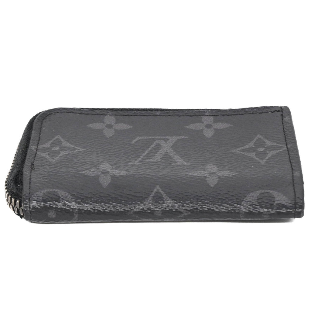 Louis Vuitton Black Monogram Eclipse Monogram Eclipse Coin Purse/Coin Case (Pre-Owned)