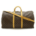Louis Vuitton Brown Monogram Canvas Boston Bag Shoulder Bag (Pre-Owned)
