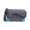Louis Vuitton Black Coated Canvas Shoulder Bag (Pre-Owned)