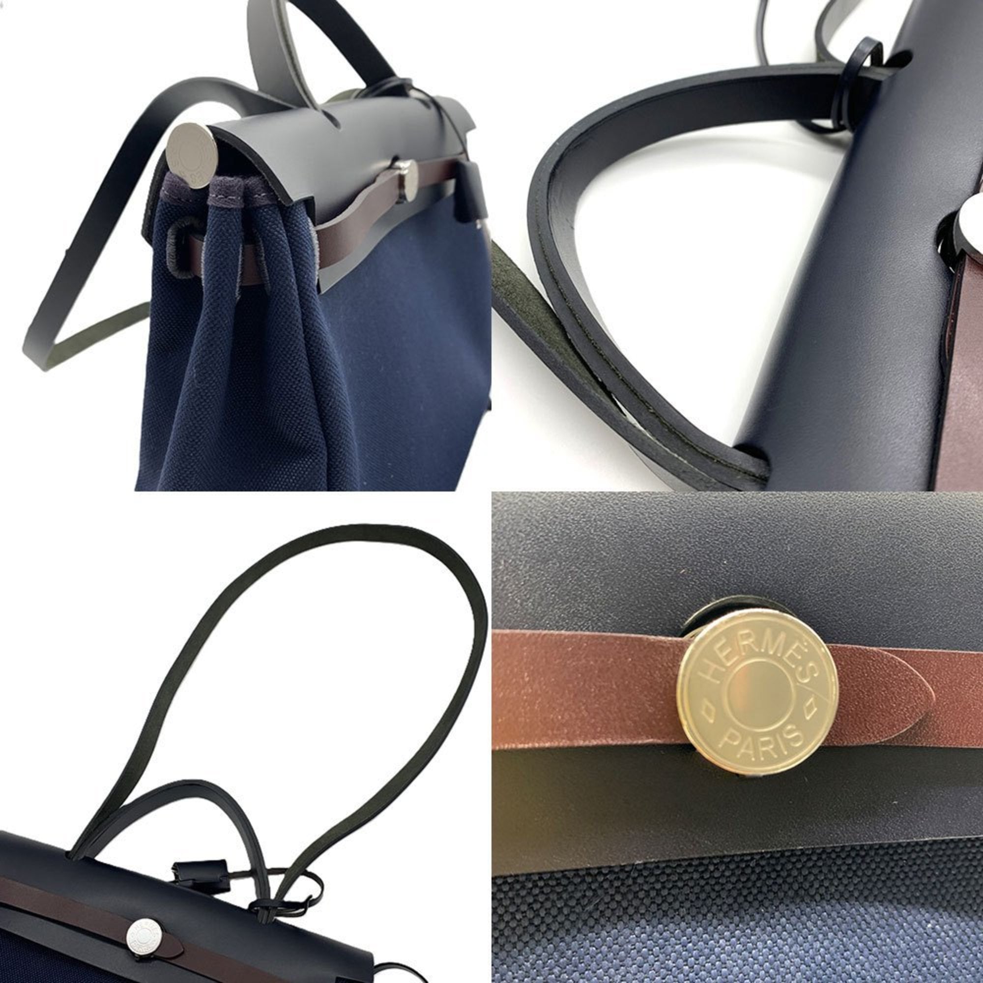 Herbag Zip Leather and Toile 31