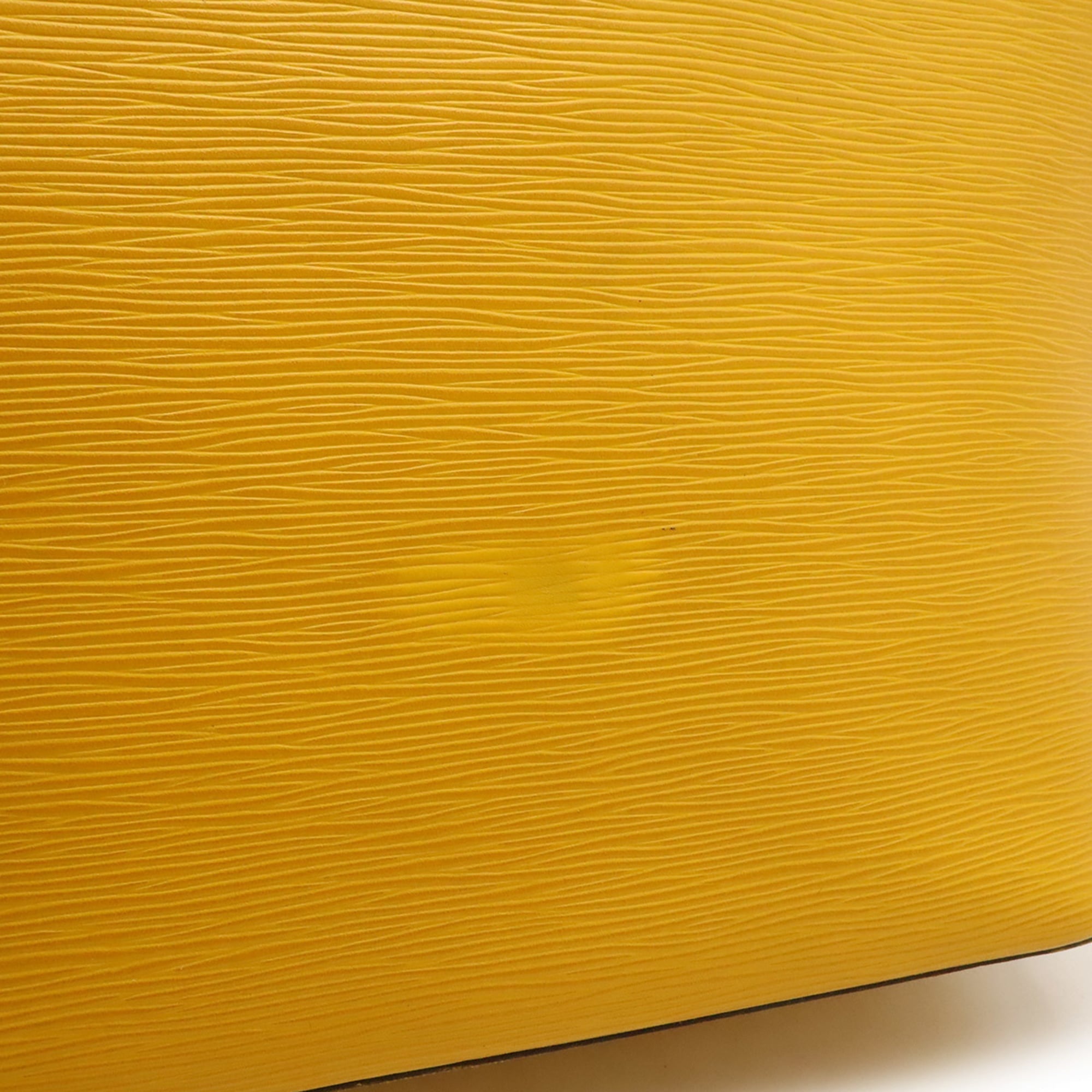 Louis Vuitton Mimosa Yellow Epi Leather Pouch Shoulder Bag Tote Bag (Pre-Owned)