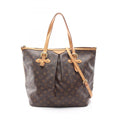 Louis Vuitton Brown Pvc Coated Canvas Leather Shoulder Bag (Pre-Owned)