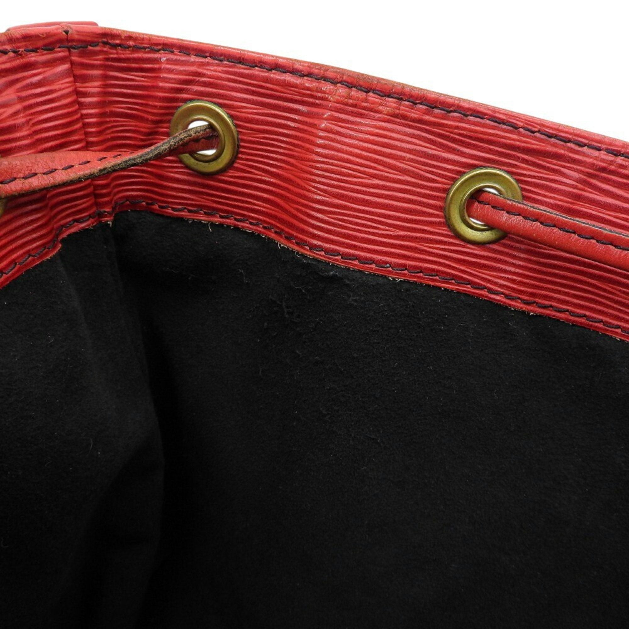 Louis Vuitton Epi Castilian Red Red Color Leather Shoulder Bag (Pre-Owned)