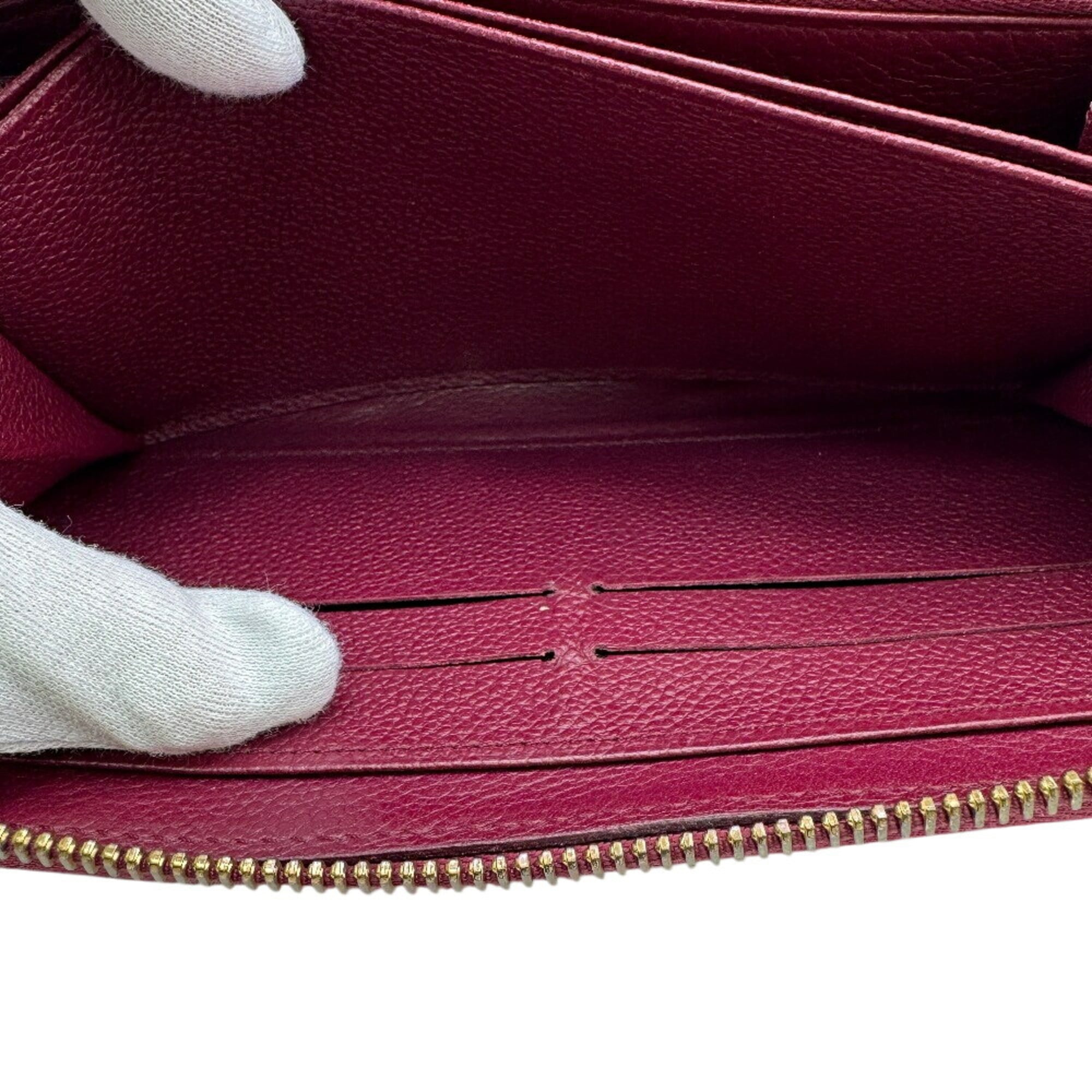 Louis Vuitton Aurore Leather Long Wallet (Bi-Fold) (Pre-Owned)