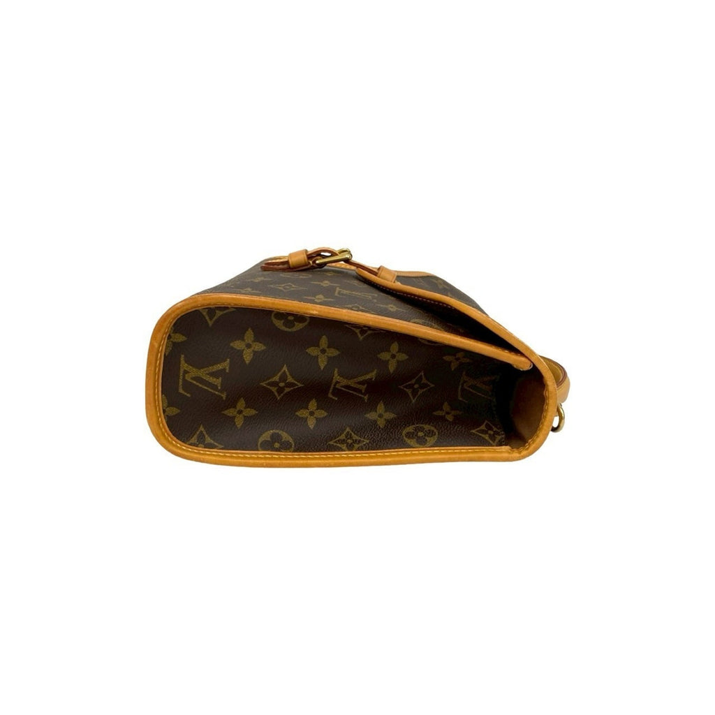 Louis Vuitton Brown Leather Pvc Handbag Shoulder Bag (Pre-Owned)