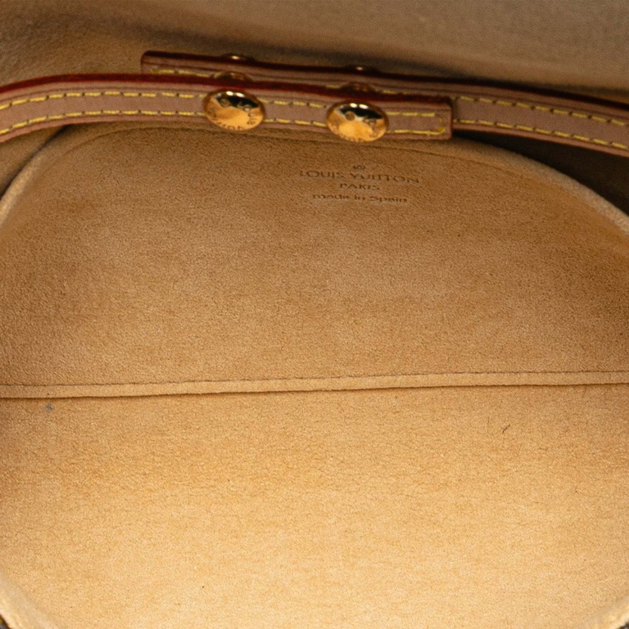 Louis Vuitton Brown Pvc Leather Pochette Shoulder Bag (Pre-Owned)