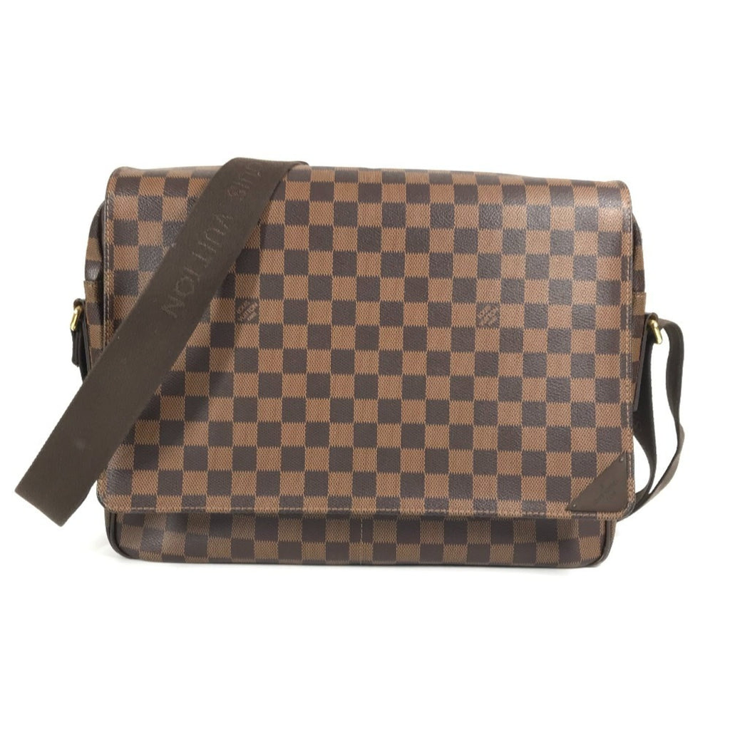 Louis Vuitton Damier Brown Ebene Damier Canvas Messenger Bag Shoulder Bag (Pre-Owned)