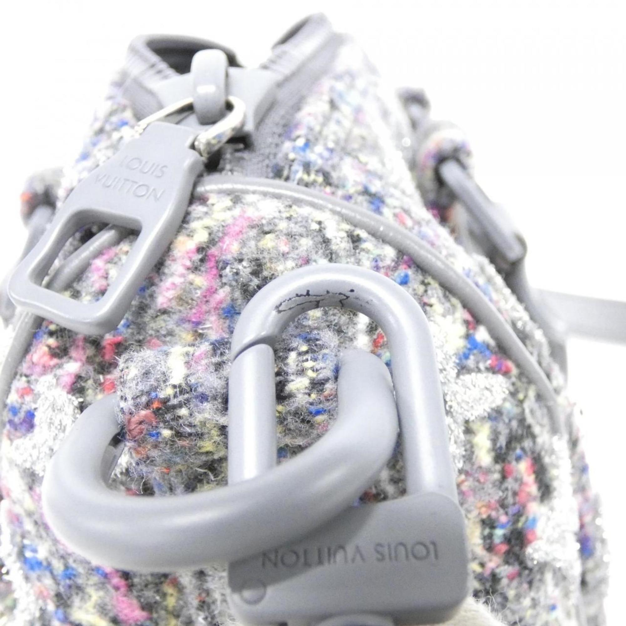 Louis Vuitton Gray Felt Wool Boston Bag (Pre-Owned)