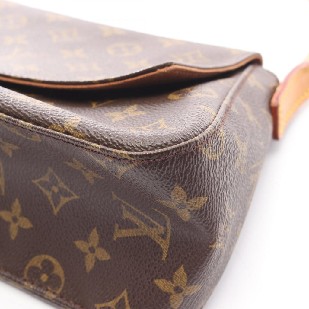 Louis Vuitton Brown Coated Canvas Pvc Monogram Leather Handbag (Pre-Owned)