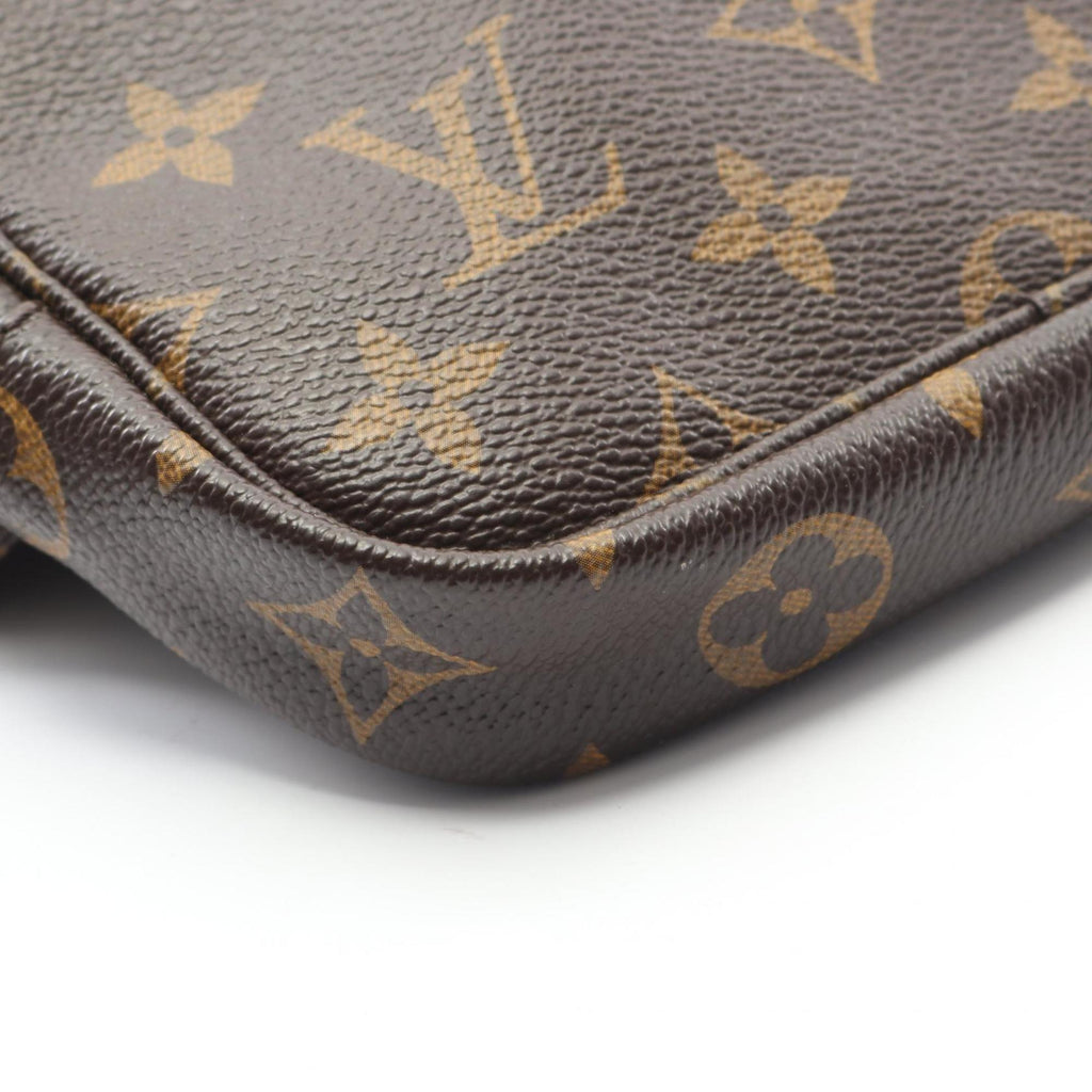Louis Vuitton Brown Coated Canvas Leather Fanny Pack (Pre-Owned)
