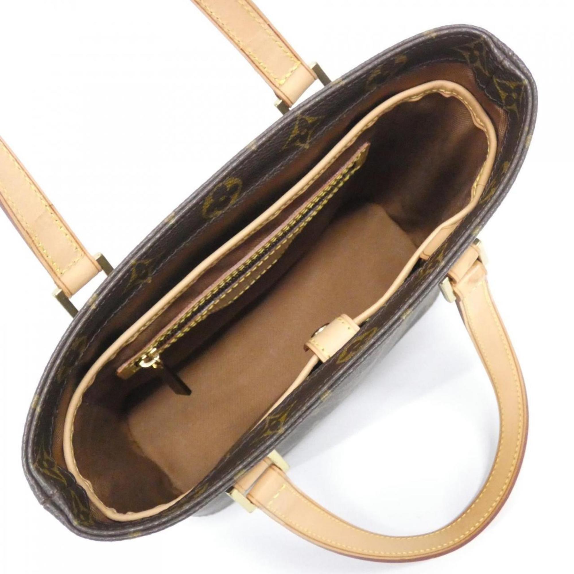 Louis Vuitton Marron Coated Canvas Handbag (Pre-Owned)