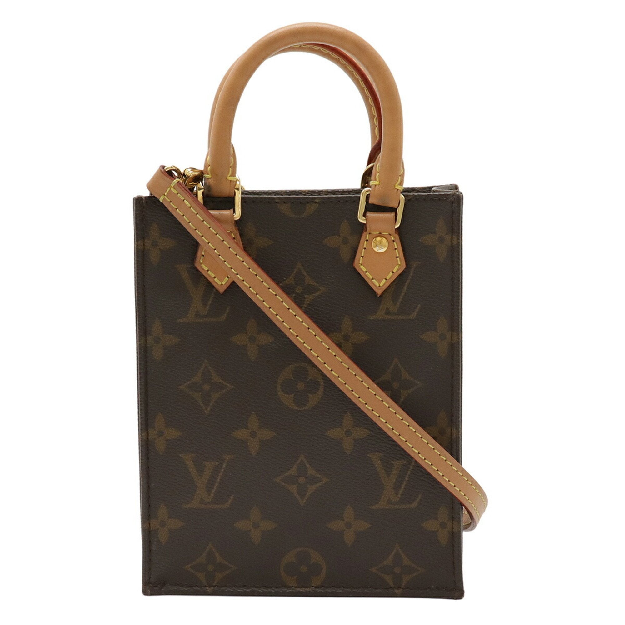 Louis Vuitton Brown Monogram Monogram Handbag Shoulder Bag (Pre-Owned)