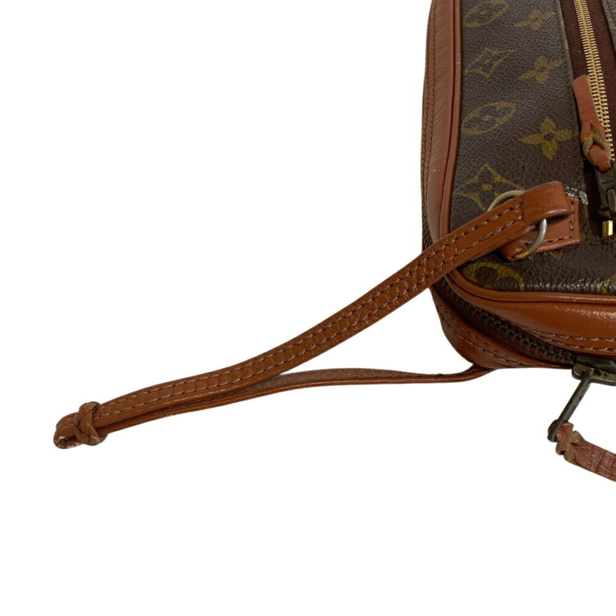 Louis Vuitton Brown Monogram Leather Clutch Bag (Pre-Owned)