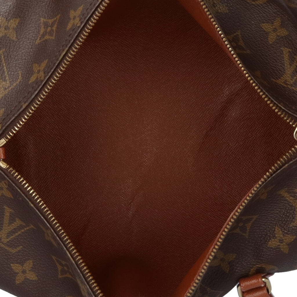 Louis Vuitton Brown Monogram Canvas Handbag (Pre-Owned)
