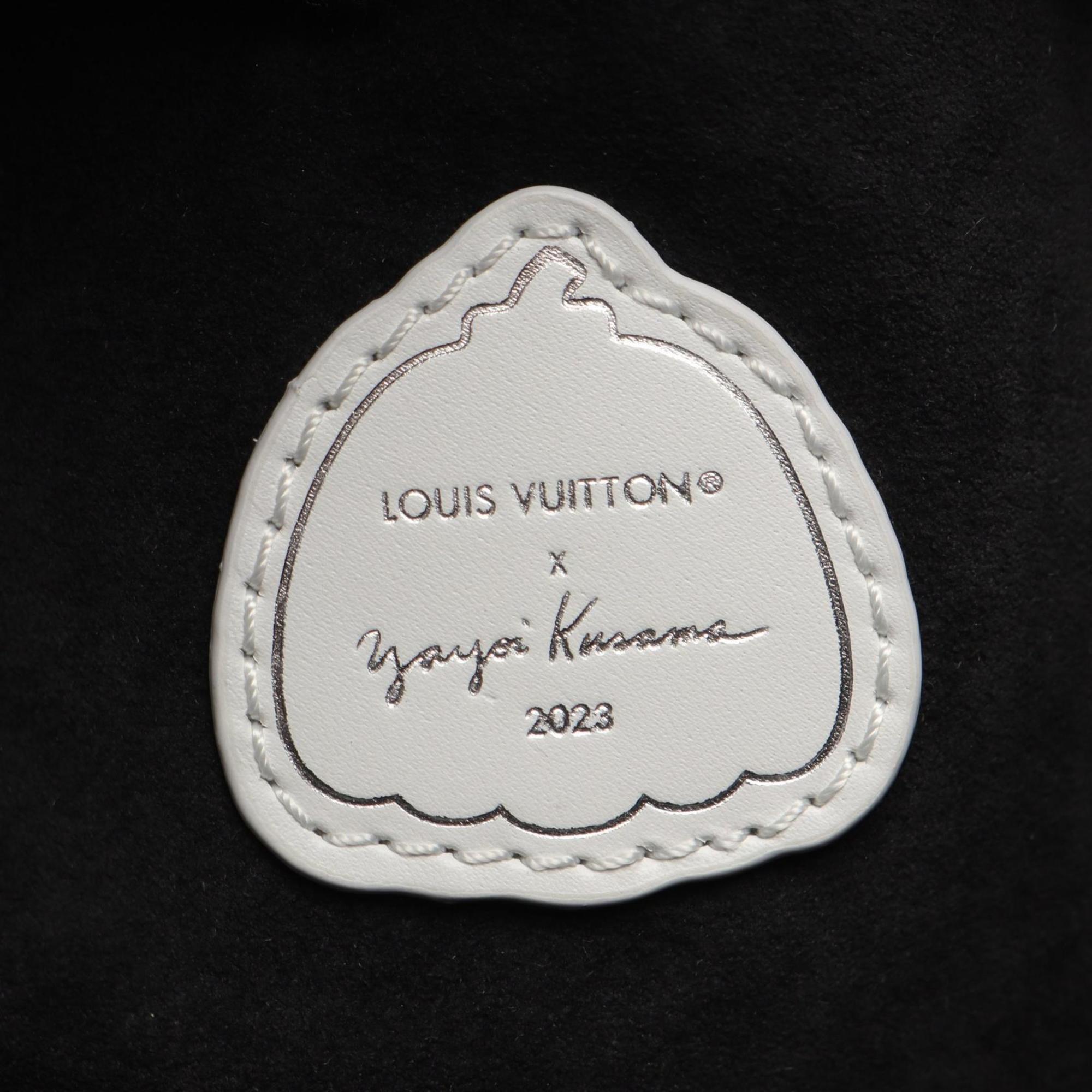Louis Vuitton Black White Leather Tote Bag (Pre-Owned)