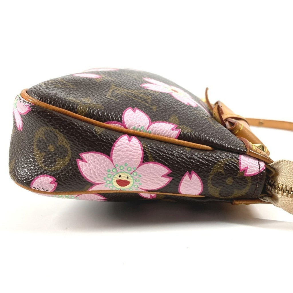 Louis Vuitton Monogram Cherry Blossom Brown Pink Monogram Handbag Shoulder Bag (Pre-Owned)