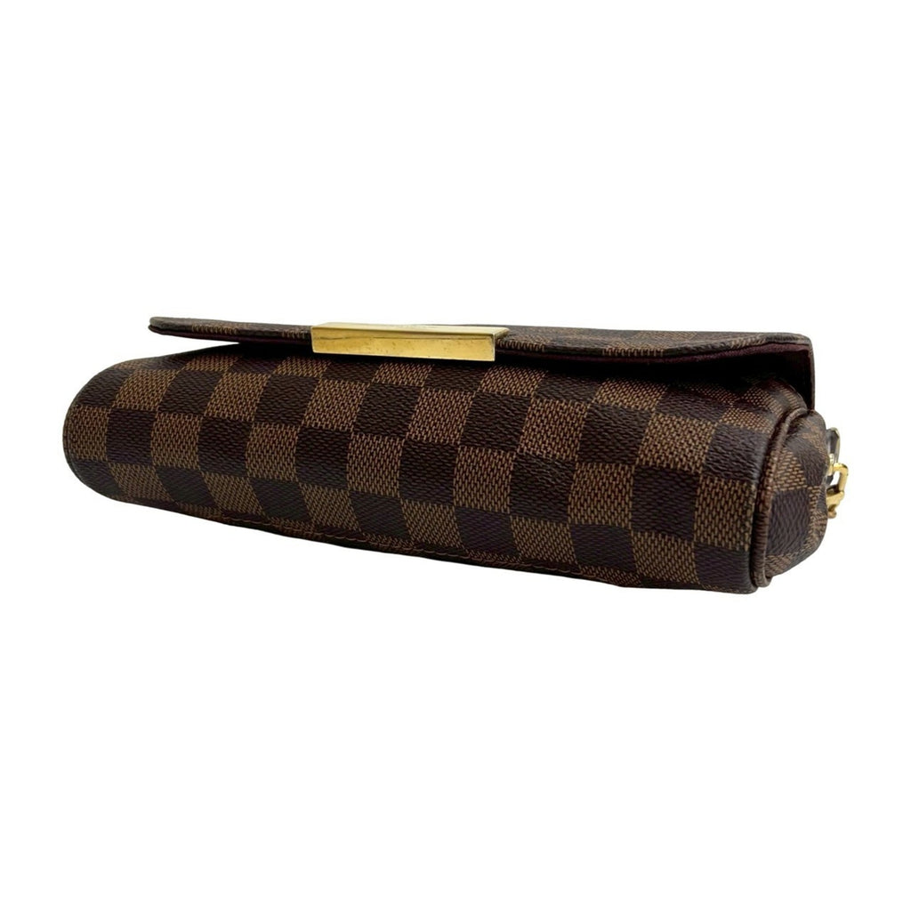 Louis Vuitton Brown Leather Pvc Pochette Shoulder Bag (Pre-Owned)