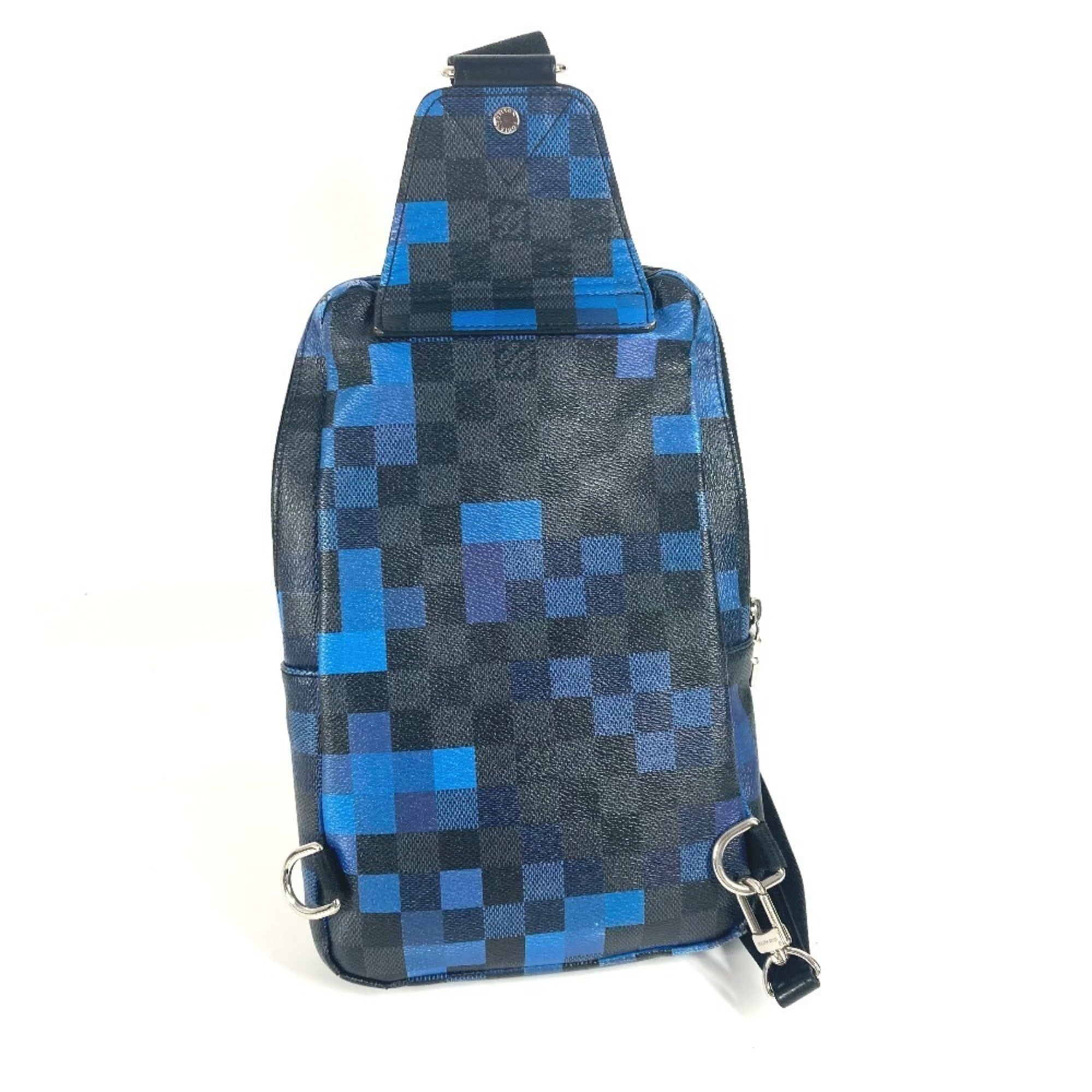 Louis Vuitton Damier Graphite Black Blue Damier Graphite Shoulder Bag Sling Bag (Pre-Owned)