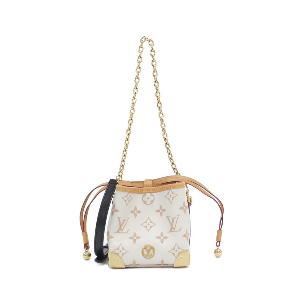 Louis Vuitton Beige Dune Coated Canvas Shoulder Bag (Pre-Owned)