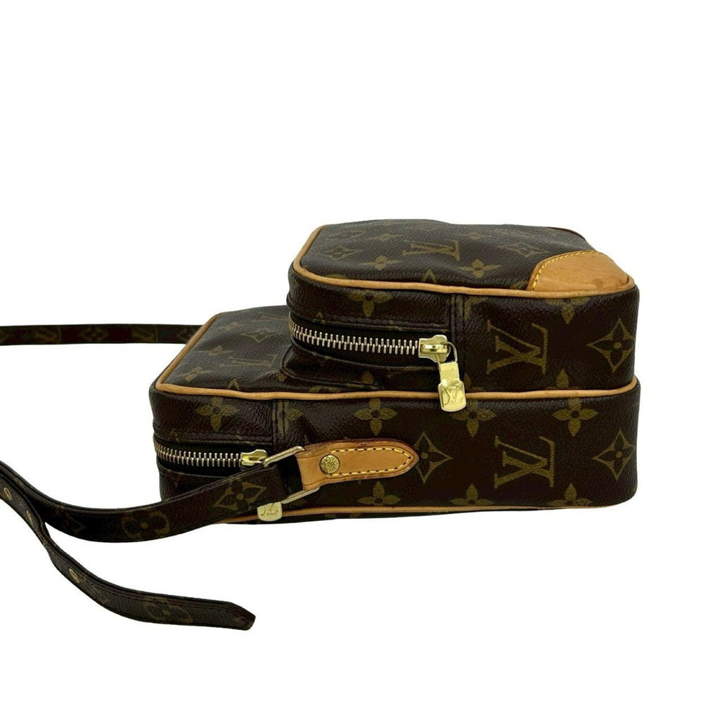 Louis Vuitton Brown Leather Pvc Pochette Shoulder Bag (Pre-Owned)