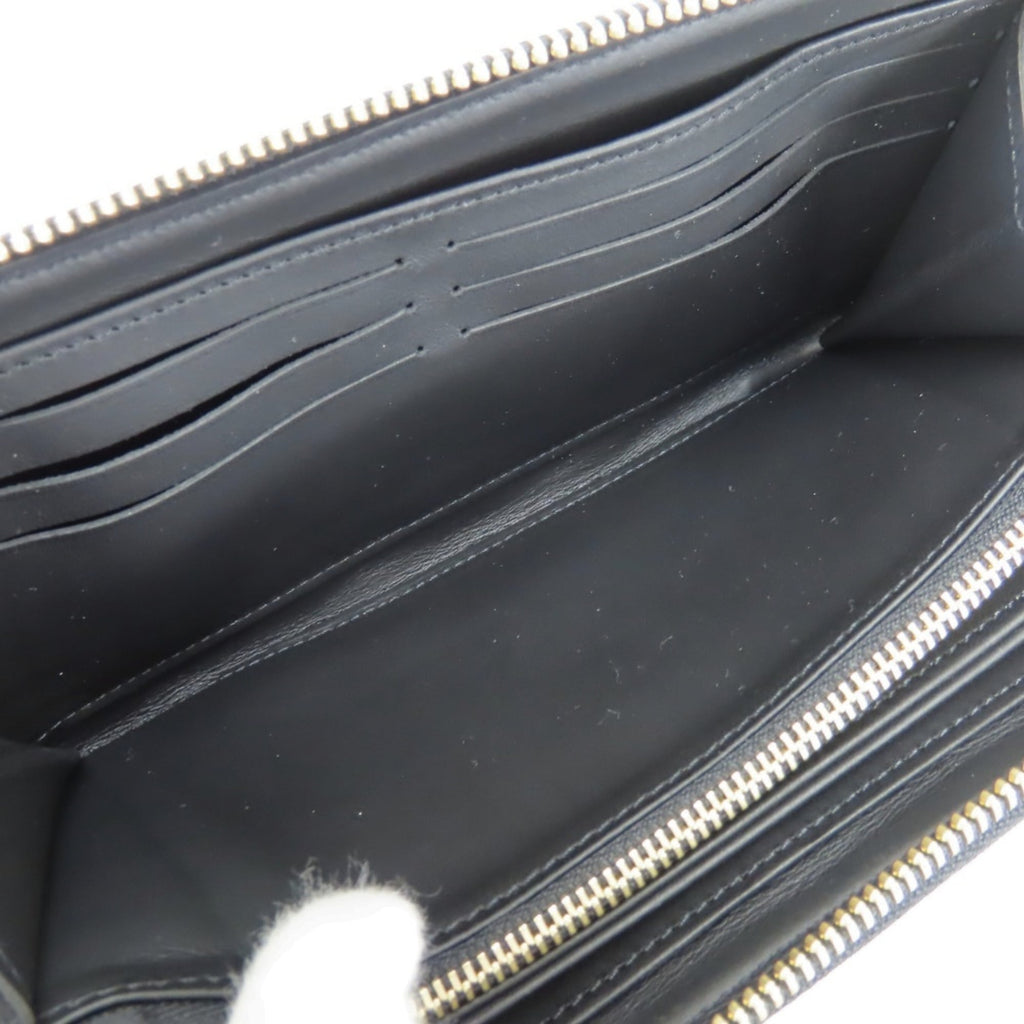Louis Vuitton Black Noir Leather Coin Purse/Coin Case (Pre-Owned)