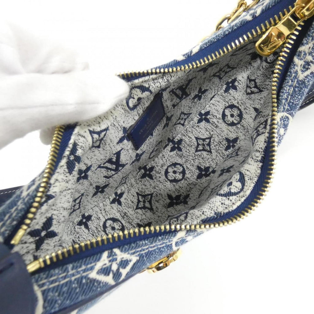 Louis Vuitton Navy Denim Shoulder Bag (Pre-Owned)