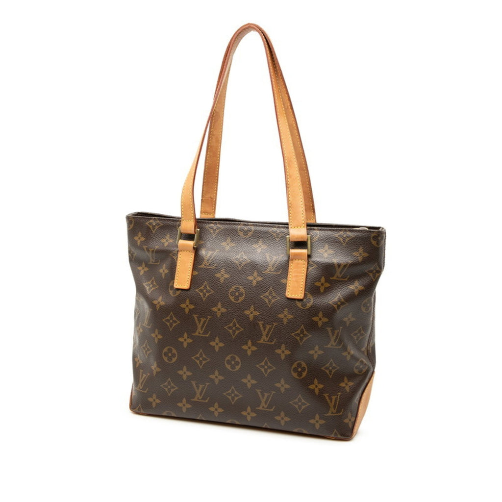 Louis Vuitton Monogram Brown Pvc Leather Handbag Tote Bag (Pre-Owned)