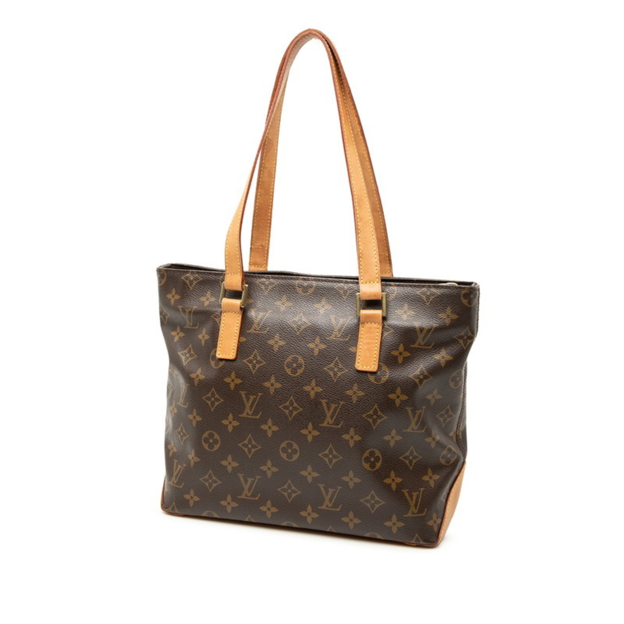 Louis Vuitton Monogram Brown Pvc Leather Handbag Tote Bag (Pre-Owned)