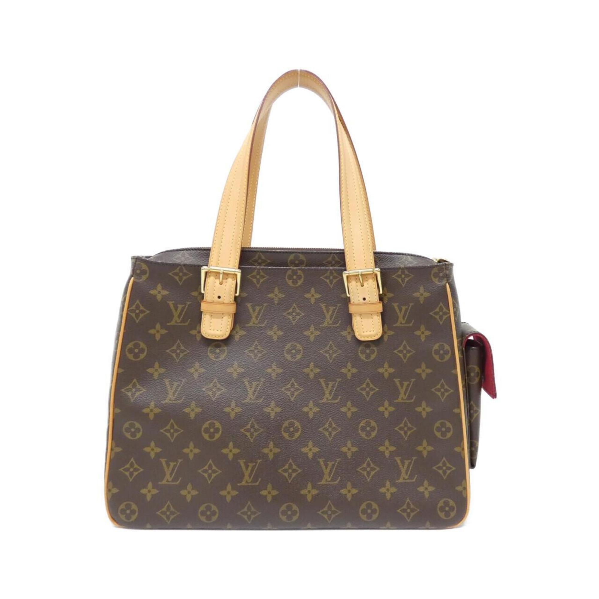 Louis Vuitton Marron Coated Canvas Handbag (Pre-Owned)