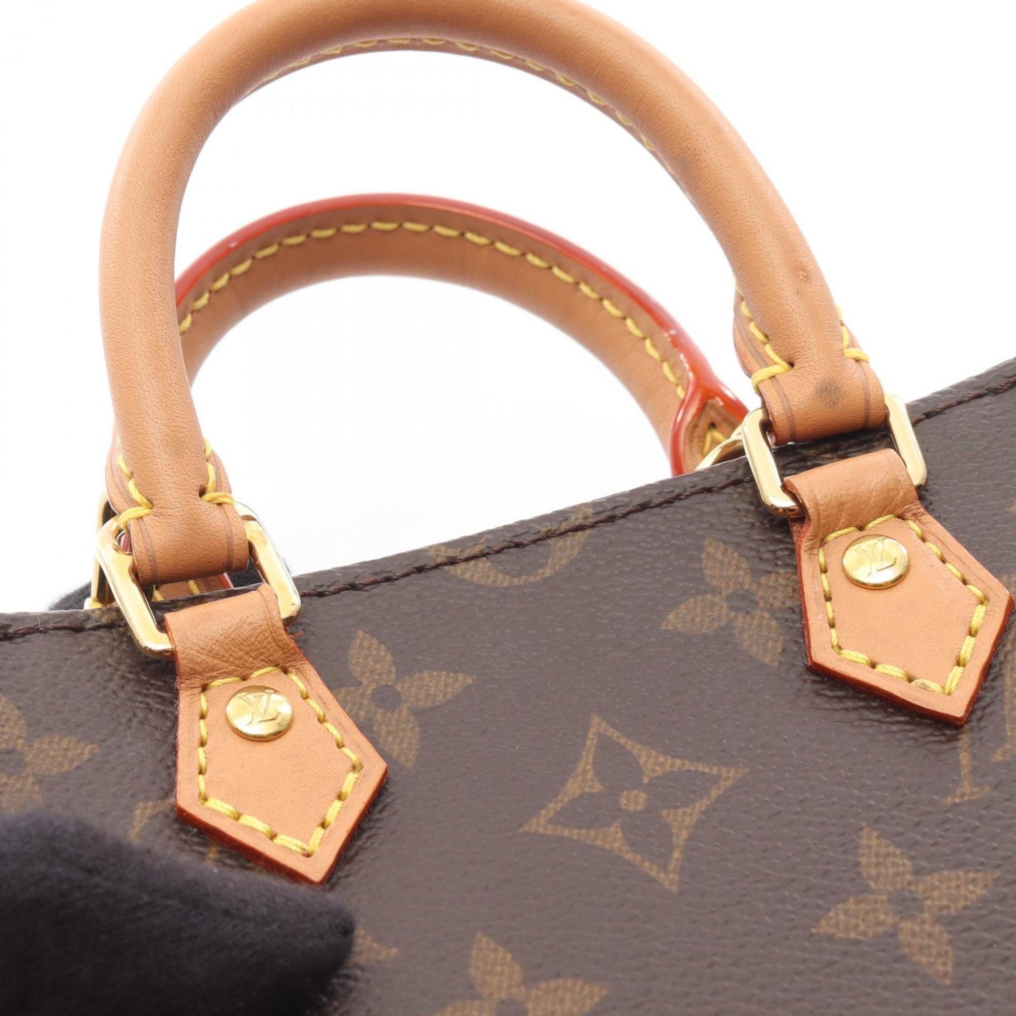 Louis Vuitton Brown Coated Canvas Monogram Pvc Leather Handbag (Pre-Owned)