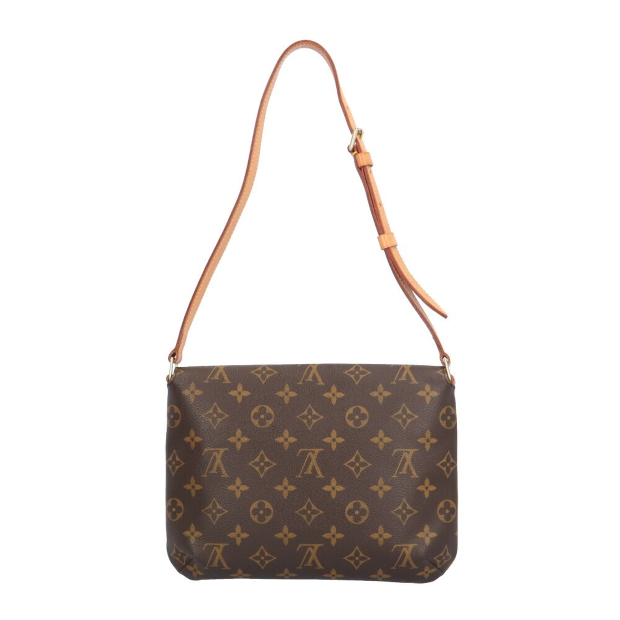Louis Vuitton Brown Canvas Monogram Shoulder Bag (Pre-Owned)