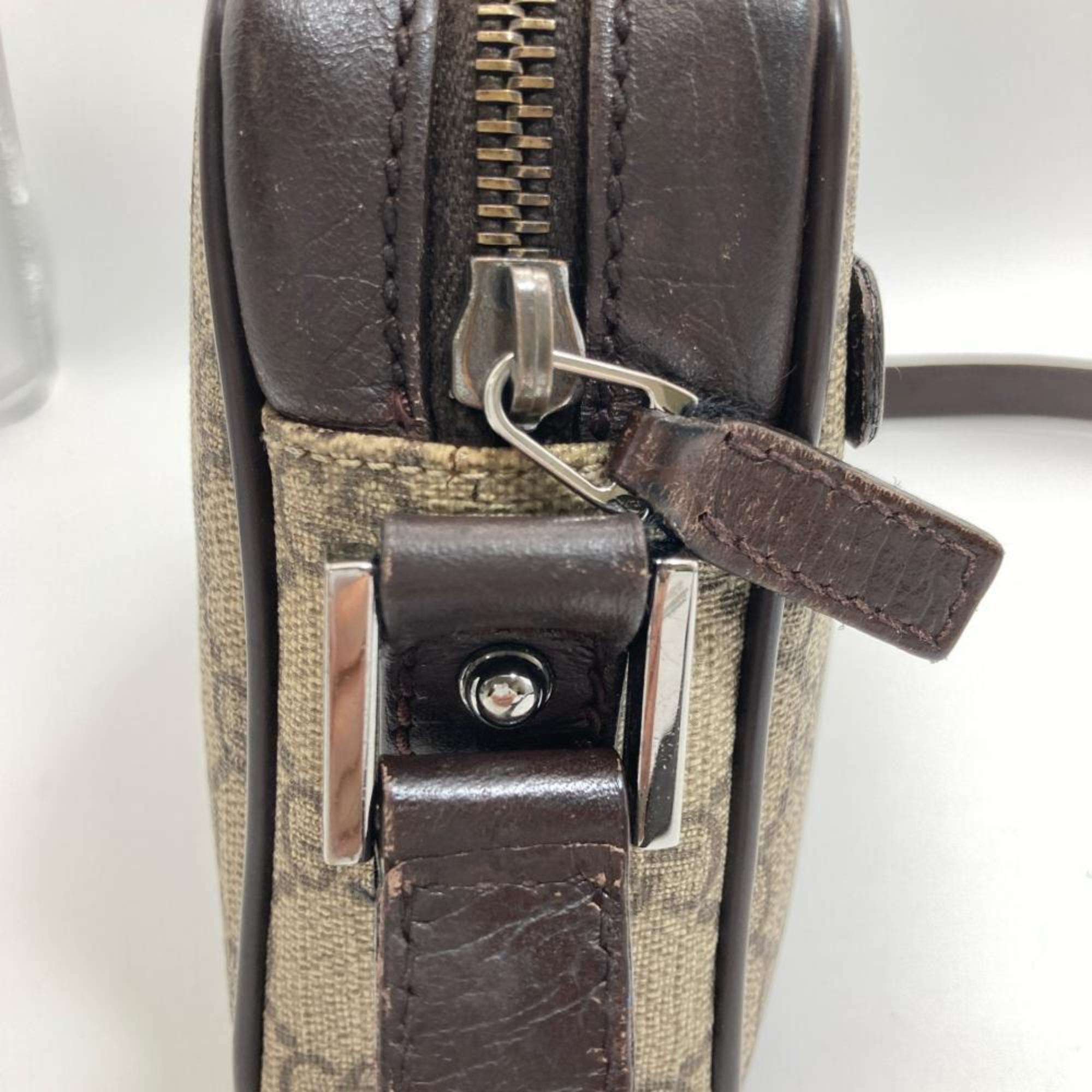 Vintage Web Camera Bag GG Coated Canvas Small