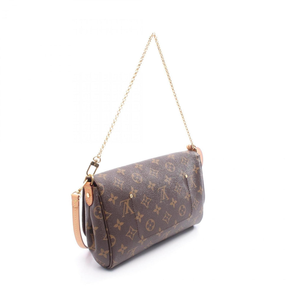 Louis Vuitton Brown Pvc Coated Canvas Leather Handbag (Pre-Owned)