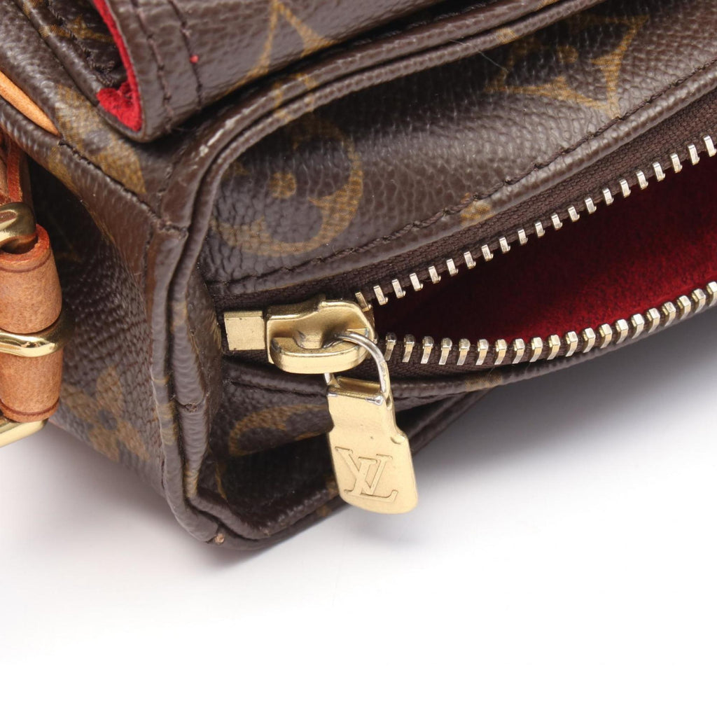Louis Vuitton Brown Monogram Pvc Coated Canvas Leather Shoulder Bag (Pre-Owned)