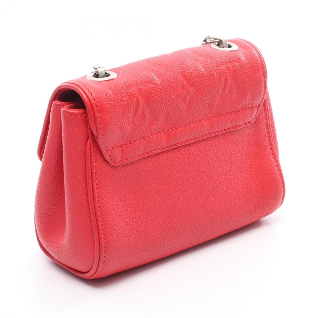Louis Vuitton Red Color Leather Shoulder Bag (Pre-Owned)