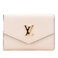 Louis Vuitton Grayish Leather Wallet (Tri-Fold) (Pre-Owned)