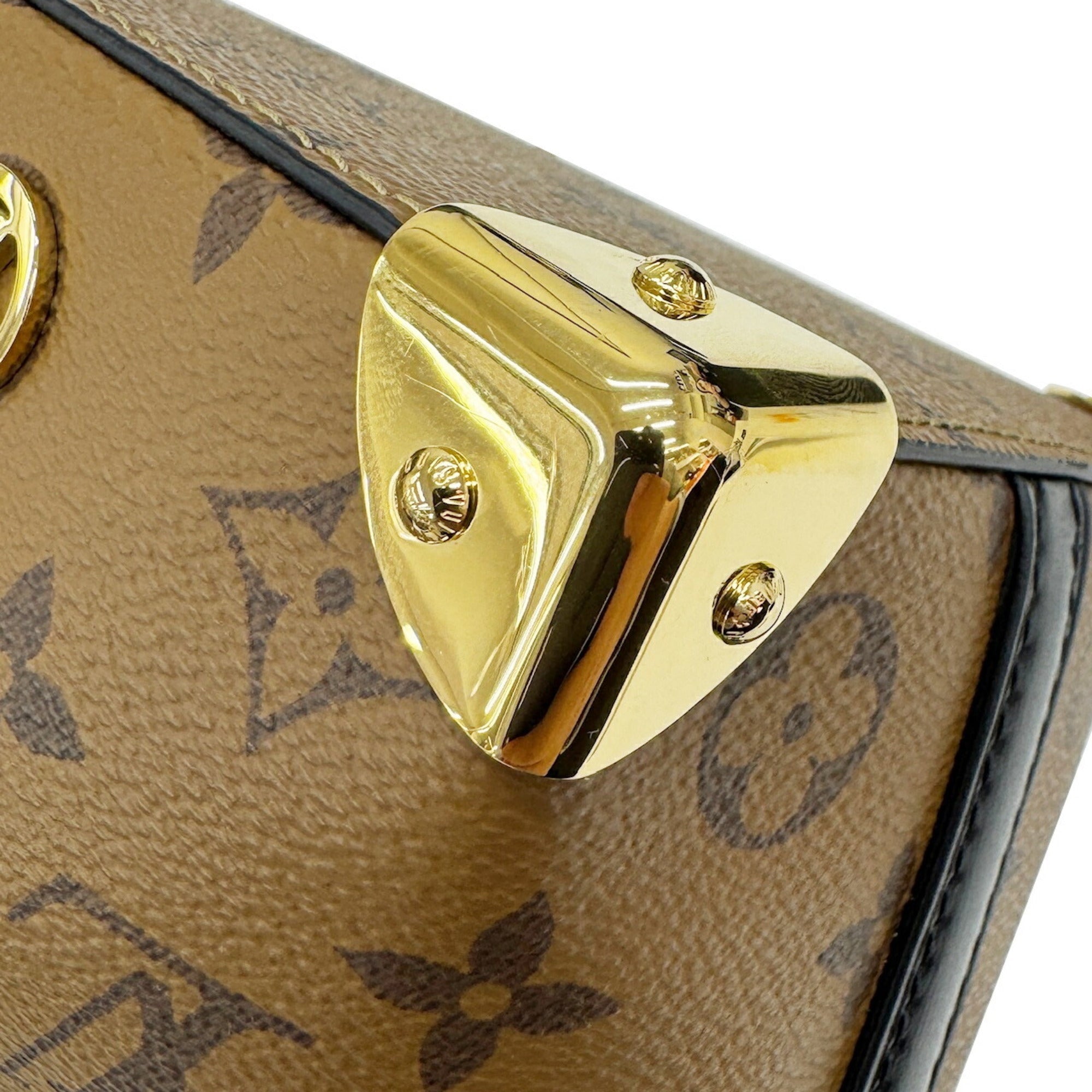 Louis Vuitton Monogram Reverse Brown Monogram Reverse Handbag Shoulder Bag (Pre-Owned)