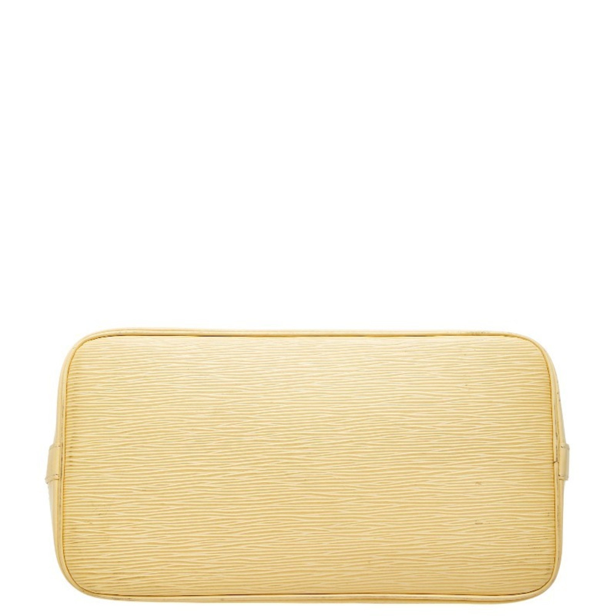 Louis Vuitton Yellow Leather Handbag (Pre-Owned)