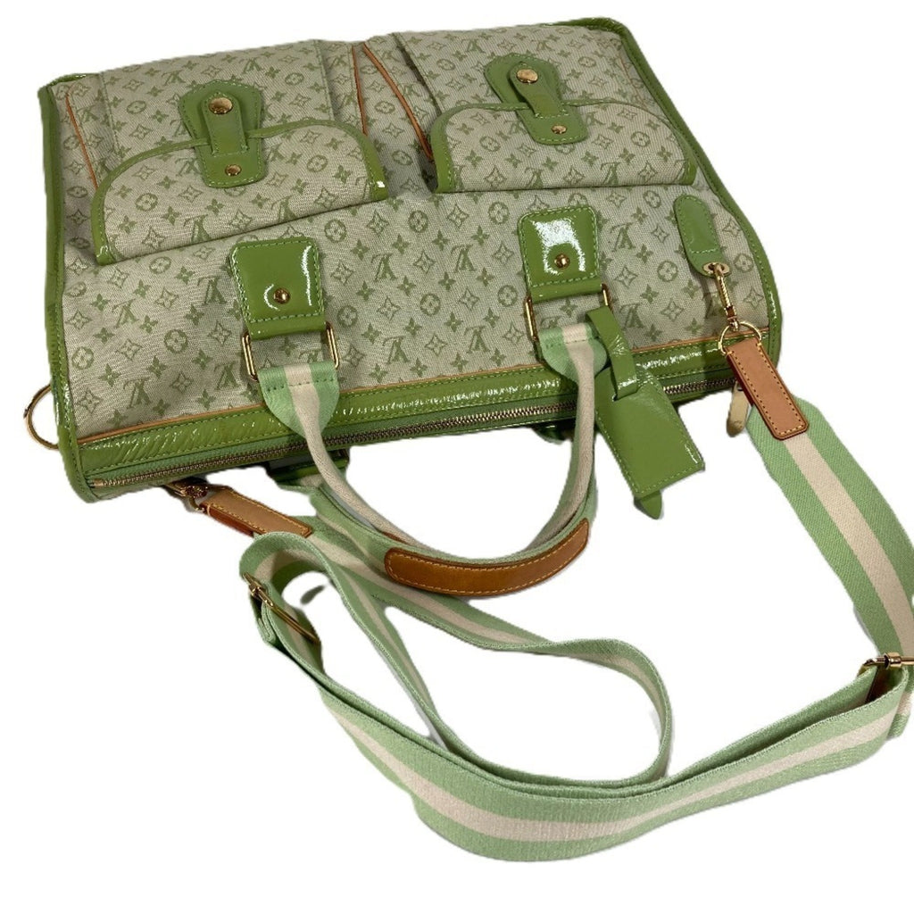 Louis Vuitton Almond Green Monogram Monogram Mini Shoulder Bag Tote Bag (Pre-Owned)