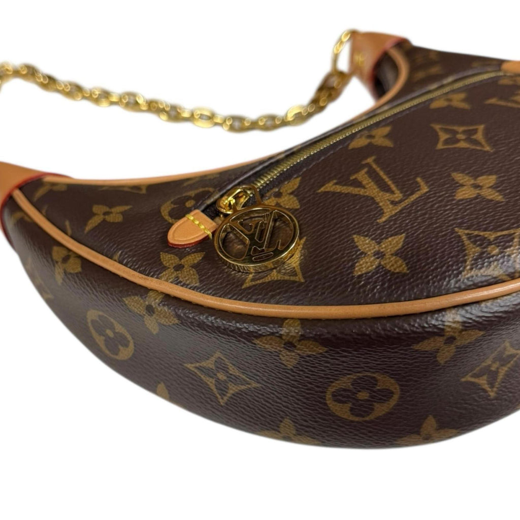 Louis Vuitton Brown Monogram Canvas Shoulder Bag (Pre-Owned)