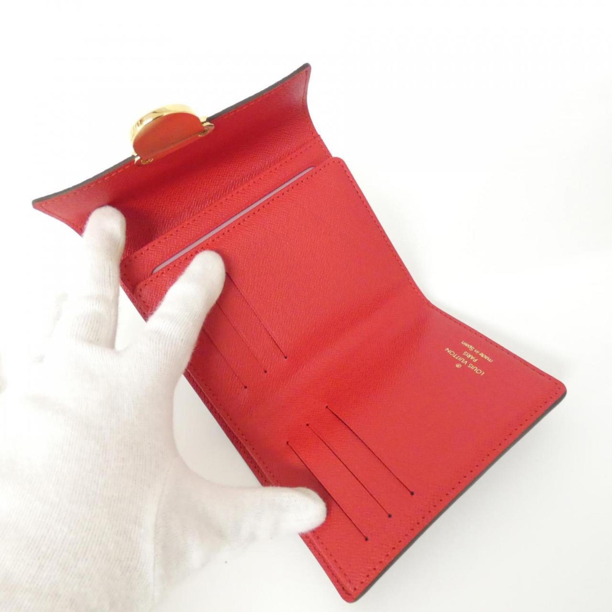 Louis Vuitton Ebene Coated Canvas Wallet (Tri-Fold) (Pre-Owned)