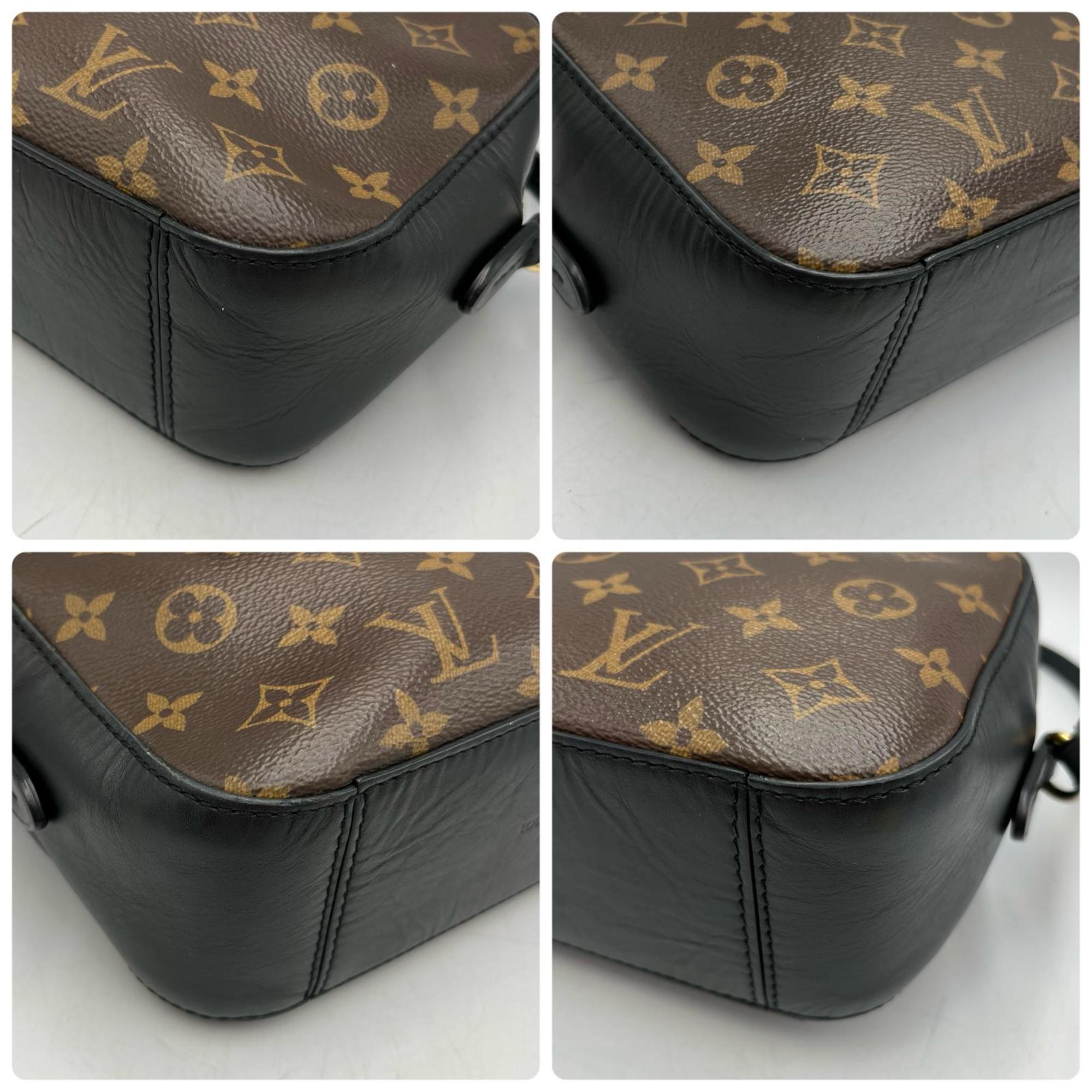 Saintonge Handbag Monogram Canvas with Leather