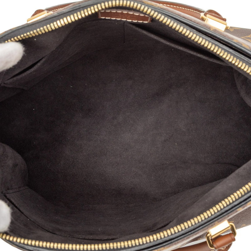 Louis Vuitton Black Brown Monogram Monogram Handbag Shoulder Bag (Pre-Owned)