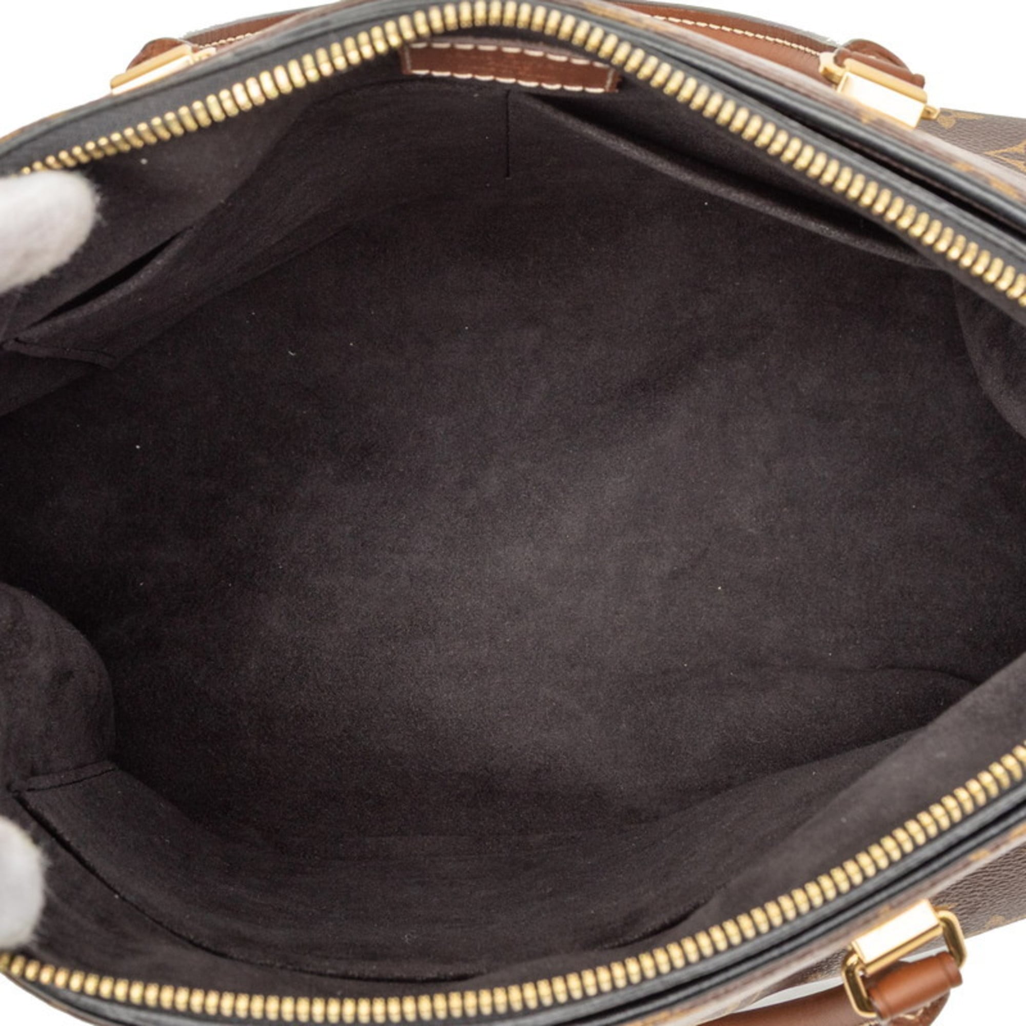 Louis Vuitton Black Brown Monogram Monogram Handbag Shoulder Bag (Pre-Owned)